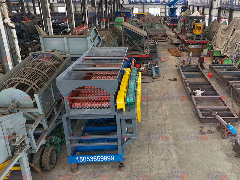 帶滾筒篩泥石分離機 帶滾筒篩泥石分離機